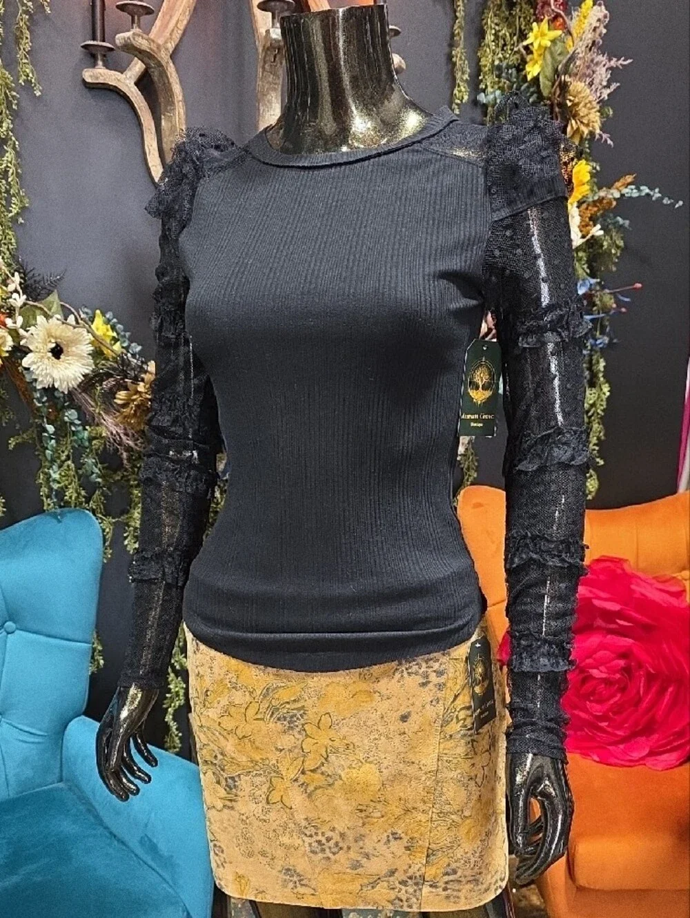 Free People fitted ribbed